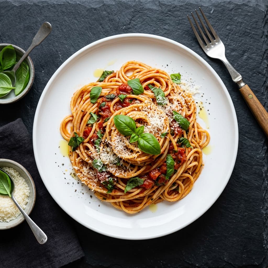 Spaghetti Pasta Plate